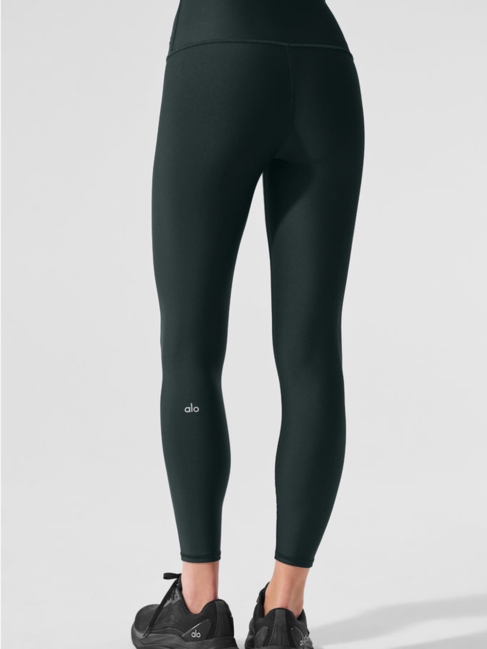 ALO Yoga Airlift High-Rise 7/8 Legging 🤩 in Charcol Green ✨ NWT & Bag